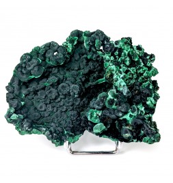 Fibrous malachite, Kambove,...