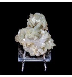 プレナイト、水晶、Djebel Melh、モロッコ、5 cm