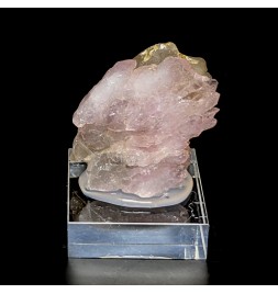 Crystallized pink quartz,...