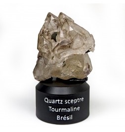 Quartz, Tourmaline, Brazil,...