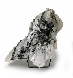 Quartz, tourmaline verte,...