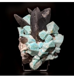 Amazonite, quartz,...